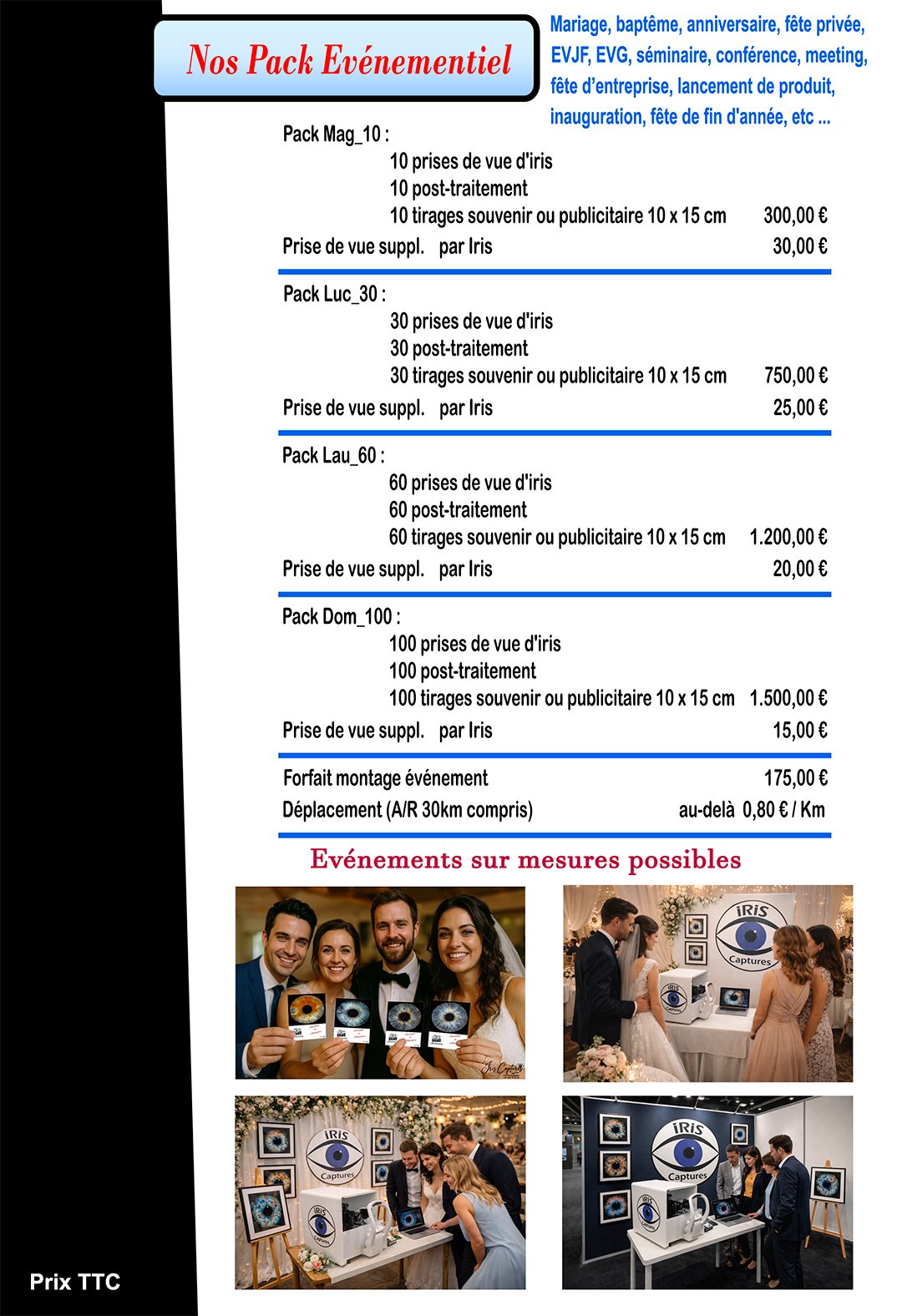 tarif 01Pack event new